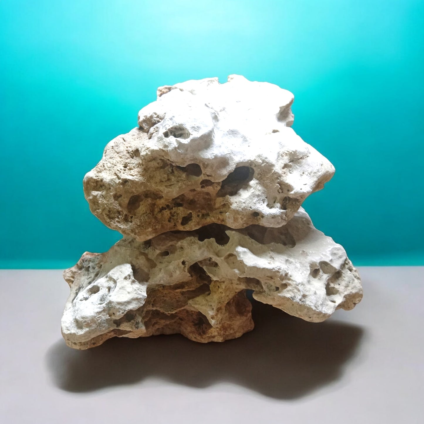 Stacking rocks for Aquariums on display