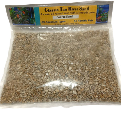 Coarse Grain Aquarium Sand on display